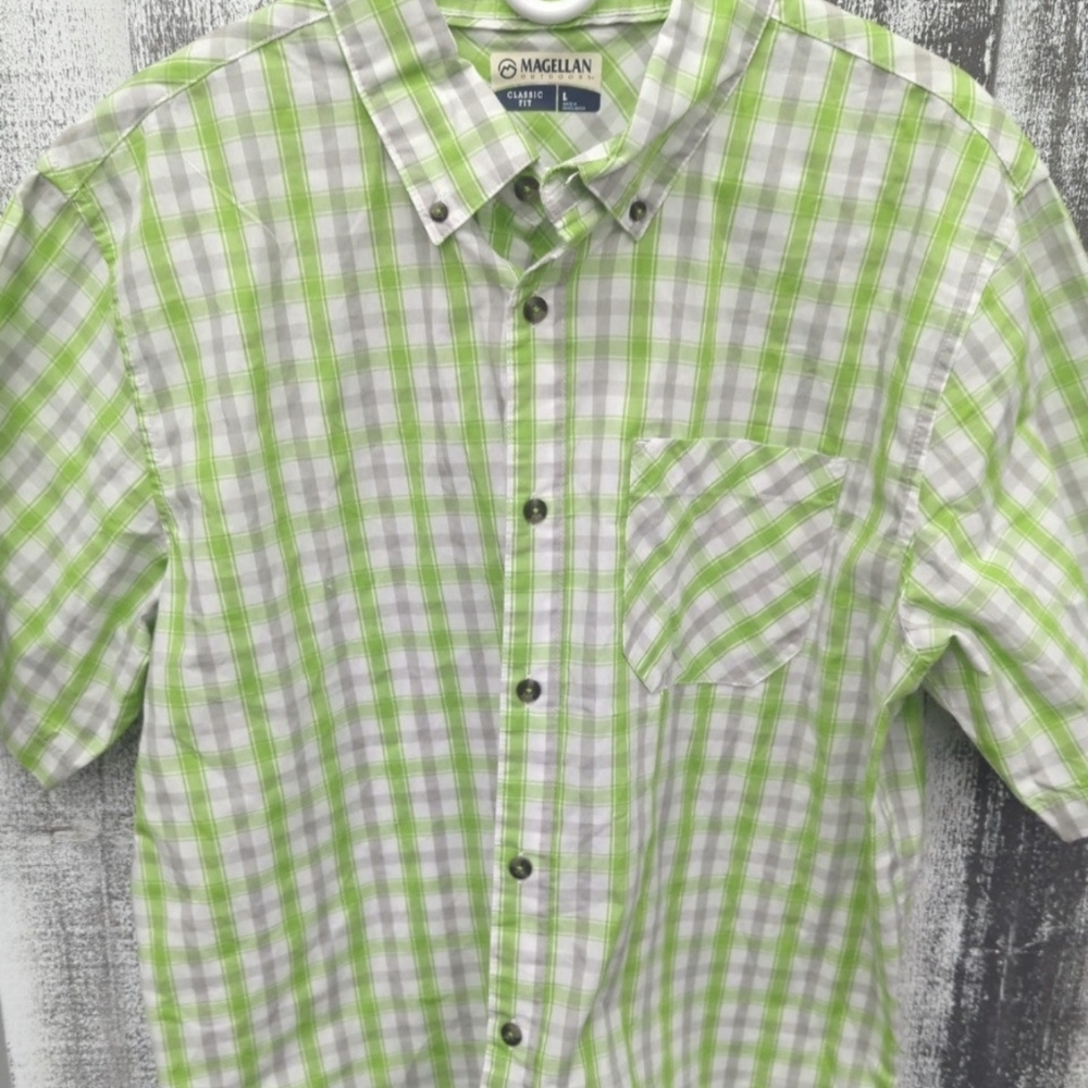 Magellan Outdoor Classic Fit, weekend warrior button down shirt